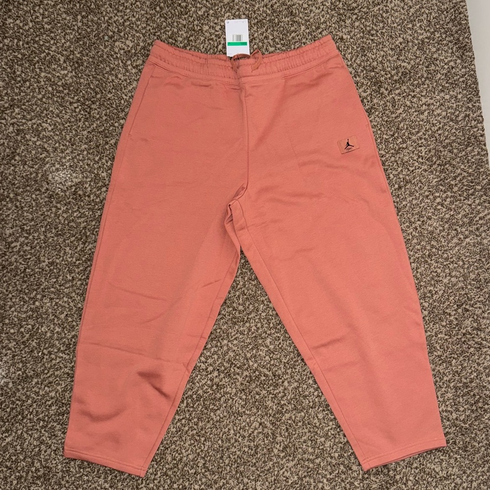 Pink Relaxed Fit Joggers with Elastic Cuffs